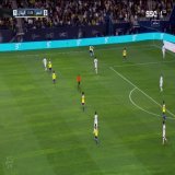 القائم يمنع أبوبكر من تسجيل هدف التعادل  #النصر_الهلال  #كورة_بريك