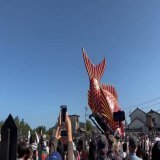 3年ぶりのフル開催、#唐津くんち  すごい人、人、人。祭り最高潮です。 #11月4日まで