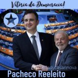 Boa noite querido amigo Wilmar  e queridos companheiros da trilha vermelha  #PachecoREELEITO Perdeu Man&eacute; e Democracia Sempre #LulaPresidente #DemocraciaInabalada