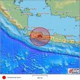 #Earthquake (#gempa) possibly felt 56 sec ago in #Indonesia. Felt it? Tell us via:     Automatic crowdsourced detection, not seismically verified yet. More info soon!