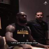 Anthony Davis said "they want to get greedy and get as many wins as possible and move up the ladder"