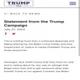 So let me get this straight.   The same day Sam Bankman Fried has all campaign finance charges dropped against him by the Department of Justice, Donald Trump is faced with more charges?   This is absurd. Trump&rsquo;s 56-year-old groundskeeper Carlos