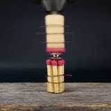 look at friction welding with very fast pressure, what do you think will happen?