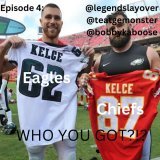 Episode 4 Eagles/Chiefs Who You Got?!?   Now Available! @TeaTheMonster @BobbyKaboose #podcast #podcasting #podcasts #podcaster #Friday #ContentCreator #FridayNight #NFLPlayoffs @TeaTheMonster @BobbyKaboose