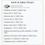 #MLB Phillies G1 ML  Rays ML  Blue Jays ML  Pirates ML  Twins ML  Giants ML   #NBA&nbsp; Hawks TT u109.5  Murray o4.5 assists  Smart o3.5 rebs  Clippers +7.5  Clippers ML   7-4  +4.43u  Great day despite dropping the free play   #GamblingTwitter