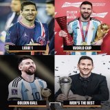All this at 35 is just crazy, most players like Zidane, pele retired at 34 years old while Messi is still winning absolutely everything   Ageing like a fine wine