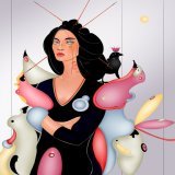 Wooooohuuuuuu I&rsquo;ve sold a piece yesterday   @Yana_Kleva  thanks a million   it&rsquo;s called protected by my monsters 3.0 $ XTZ  link  in comment  #kk #NFTkid