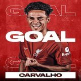 Matip picks out Milner in acres of space who slides the ball across for Carvalho to slot home #LFC #MCILIV