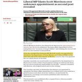 So Michelle Landry was the redacted MP? #auspol #nswpol #LNPCorruptionParty #LNPNeverAgain