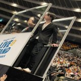 城ホに見に行ったLIVE STAND の写真見返してリリーさんの美しさにビビってる ファンサがアイドルみたいだよ  なんて言えばいいか分かんけどこの2人のバランスめっちゃいい落ち着く   #見取り図  #リリーさん  #盛山さん