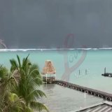 #HappeningNow: The view from San Pedro Ambergris Caye #HurricaneLisa