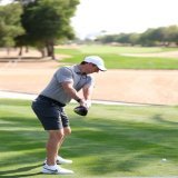 Yup, Rory's golf swing still looks awesome.  Take a peak at that second picture. Can see a little bit of left heel coming off the ground