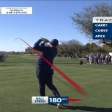 This super low launch, low spin was absolutely sick, honestly maybe one of the coolest shots Rory McIlroy has ever hit.  178 mph ball speed 4.89 Launch Angle (!) 1,741 Spin Rate  41 Foot Apex Height (!!) 1.499 Smash 264 yard carry, 366 total (!!)