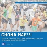 After a 6.9-magnitude earthquake struck Cebu City on February 6, 2012, a father's call for her daughter 'Chona Mae' got misinterpreted into a TSUNAMI alert, sending hordes of people running for their lives. It turned out, there was no tsunami after t