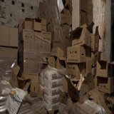 In the last weeks (or months even) Kyiv's police raided private warehouses where stolen humanitarian aid was stored. Some of the stuff found: Food &amp; baby food (spoiled by rats), medicine, ammo, drones, portable heaters, electronic devices, etc. W