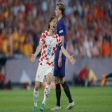 Luka Modrić with an assist at minute 98 (extra time) and Croatia takes the lead vs Netherlands!
