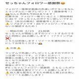 せっちゃんのフォロワー感謝祭！！  本日（2/23）開始21時から〜  画像1、2枚目読んでください！絶対に！！ 画像の中には色違い、おシャボ色違い 色卵\u2661など  フォロワーでもない方もフォローして貰いに来てください！  初心者の方でも！  #ポケモン配布  #ポケモン交換 #ポケモンsv