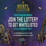 Take part in The Mounts lottery today to get whitelisted   Closing today 6pm UTC   #Crypto #NFTs #Metaverse #Web3gaming #MetaverseNFT #Bitcoin #Binance #Web3