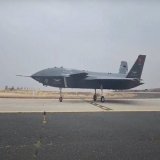 The Baykar company conducted a test run on the airstrip for the Kizilelma UAV.   This unmanned fighter jet uses the AI-25TLT turbojet engine developed by the Ukrainian "Motor Sich" company.  This engine will allow the drone to reach speeds of up to 8