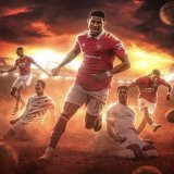 Marcus Rashford na the FIRST Man Utd player to score in 7 consecutive games since Cristiano Ronaldo in 2008.   Agba Baller