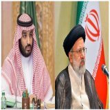 BREAKING: Iran's President Ebrahim Raisi and Saudi Arabia's Crown Prince Mohammed bin Salman had their first-ever phone call, discussing Palestine.   The call was around 45 minutes. They discussed Muslim countries' unity in the face of developments i