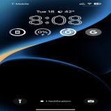 I love this wallpaper.  Snagged from Aaron&lsquo;s latest video, wallpaper by Hk3ToN  #iOS161 #iPhone14Pro