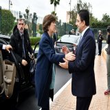 استقبل السيد ناصر بوريطة، اليوم بالرباط، وزيرة أوروبا والشؤون الخارجية بفرنسا، السيدة كاترين كولونا.