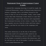 Kudos to @ConorLambPA for immediately working to unite the Democratic slate, including immediately supporting #PASen Democratic nominee @JohnFetterman.  #PApol #papolitics @TonyMoonbeam @tify330 #Pennsylvania #PAvotes #PAPrimary #VoteBlueIn2022 #Vote