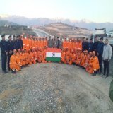 Final NDRF team under #OperationDost returns home from T&uuml;rkiye.   3 Teams of 151 @NDRFHQ personnel &amp; dog squads extended assistance to earthquake affected T&uuml;rkiye.   Teams executed search, rescue &amp; relief operations including life d