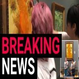 BREAKING: Environmental activists from have thrown tomato soup over Vincent van Gogh&rsquo;s iconic Sunflowers painting hanging in London&rsquo;s National Gallery.