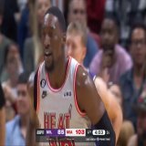 Bam came alive in the 4th and finished with another 20/10 game