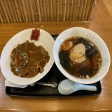 おはようございます今日はカレーの日なので、越谷市の朝日屋さんのカレーライス&amp;ミニラーメンセットのツイートだ  一人前の&times;0.8をダブルで狙ったセットでボリュームあるよ。カレーは甘口で醤油ラーメンは昔ながらのあっさり  皆様、良い一日をお過ごしください  #カレーの日 #おは戦50122jn