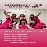サガン鳥栖戦のセレッソガールタイムスケジュールです  13:00迄のブース予定がないのでお会いできるかどうかですが、スタジアムで一緒に応援できるのを楽しみにしています よろしくお願いします！