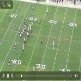 This play...4th &amp; 10...in the closing minutes. Marcus Jones is lined up way off Mack Hollins. Hollins is able to get Jones to flip his hips and boom, breaks it off for an easy pitch and catch conversion. Hard one to explain. #Patriots