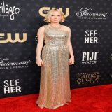 Michelle Williams en custom Louis Vuitton 2023 Critics Choice Awards