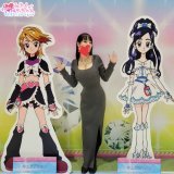 東映太秦映画村に行ってきたよぉ  歴代のプリキュアが勢揃いでみるくめっちゃテンション上がっちゃったー 伝説の初代プリキュアとパシャリ  数々の伝説を残してきたプリキュア みんなはどのプリキュアがすき？  #プリキュア #キュアゴリラ
