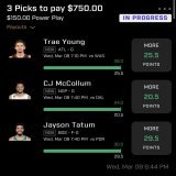 CASH THE RAGE BET   UCL was a complete snooze fest today but NBA easily saved the day. We up huge today   #PrizePicks #GamblingTwitter #nba