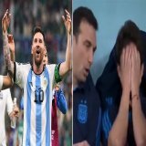 Lionel Messi &rsquo;s stunning World Cup opening goal against Mexico left Argentina assistant coach Pablo Aimar in tears on the bench