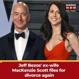 #Amazon founder #JeffBezos ex-wife #MacKenzieScott Scott has filed for #Divorce from her second husband, Dan Jewett. Dan Jewett's name was removed from MacKenzie Scott's group of fellow ultra-wealthy individuals pledging to give away half their wealt