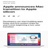2 years ago: June 2020, at WWDC Apple announces the beginning of the Apple Silicon transition for Mac that would take 2 years  Tomorrow: WWDC, 2 years later  \ud83d\udc40  (Companies break promises all the time, but a Mac Pro sneak peek would just fe