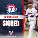 BREAKING: Jacob deGrom has agreed to a 5-year deal with the Texas Rangers.