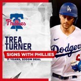 BREAKING: The @Phillies have reportedly agreed to a deal with 2x All-Star Trea Turner.