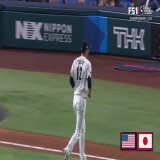 Big strikeout from Shosei Togo! He gets Trea Turner swinging and Japan maintains their lead.   : WBC on FS1
