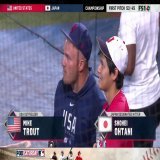 HERE.WE. GO.   Mike Trout and Team USA taking on Shohei Ohtani and Japan for the title