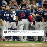 Trea Turner has now tied the single #WorldBaseballClassic home run record.