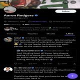 UPDATE: Aaron Rodgers has liked a tweet from #Packers teammate Rasul Douglas responding to a tweet saying:   Media: &ldquo;Just thinking bout all these Jets players asking 12 to come join them in New York on social media. Why aren&rsquo;t 12 teammate
