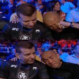 Jose Aldo was overcome with emotion after his induction into the UFC Hall of Fame was announced.