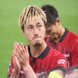 涙目  失点を重ねる度に ピッチでうなだれる&hellip;  どうしても上手く行かない なにをやってもダメな状態  でも何かを変えなければいけない  もどかしい状態  #鹿島アントラーズ #鈴木優磨