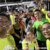 Speed session tadi di Panasonic stadium di Asics Running Club (ARC) session. Nice session with them