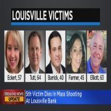 UPDATE: A fifth victim of the mass shooting in downtown Louisville yesterday, 57-year-old Deana Eckert, has died.   Our hearts are broken for the victims, survivors, their loved ones, and all who were impacted by this senseless tragedy.
